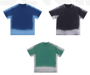 270G Heavyweight <span class=keywords><strong>Mustang</strong></span> Camiseta de manga corta suelta Vintage Washed para hombres - Product Image 5