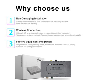 Android Auto <span class=keywords><strong>Multimedia</strong></span> para Apple | Navegación inalámbrica y por cable | Reproductor de coche DSP Ai Box - Product Image 1