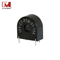Transformateur de courant compact haute précision 60A de type anneau en cuivre pour chargeur de VE