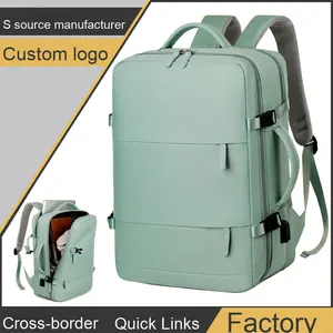 กระเป๋าเป้สะพายหลังขนาดใหญ่สำหรับผู้ชายและผู้หญิงกระเป๋าเป้กระเป๋าเดินทางพร้อม2025 USB ได้รับการรับรองจากสายการบิน - Product Image 2