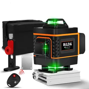 Đường Màu Xanh Lithium 20Mw 532nm 3D 16 Đường Màu Xanh Lá Cây 7Mm Quay 4D Laser Cấp Độ