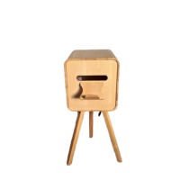 Neues Design Langlebiger Tragbarer Holz-Druckständer iPad DSLR Fotobox Sofortdruck-Ständer für Hochzeiten und Events