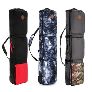 160 à 175 CM réglable Snowboard <span class=keywords><strong>sac</strong></span> personnalisé <span class=keywords><strong>sac</strong></span> à dos simple Double planche 3 poches <span class=keywords><strong>Ski</strong></span> accessoires <span class=keywords><strong>Ski</strong></span> <span class=keywords><strong>sac</strong></span> avec roues - Product Image 1