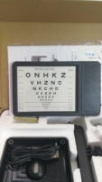 Tableau de vision à grille d'Amsler avec rétroéclairage LED ophtalmique optique