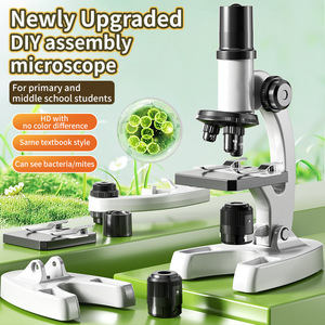 Juego de microscopio óptico 1200x Kit de experimentos científicos especiales para <span class=keywords><strong>ciencia</strong></span> médica primaria secundaria - Product Image 3