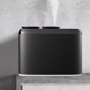 Humidificador eléctrico doméstico con difusor de aromaterapia de Metal de doble boquilla de Venta caliente con instalación de mesa de garantía de 1 año - Product Image 1