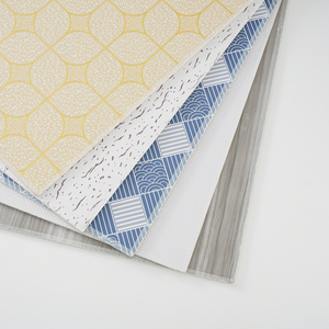 Pannelli per Controsoffitto in PVC Moderni per Hotel con Pellicola e Colla 600x600 Griglia per Controsoffitto - Product Image 3