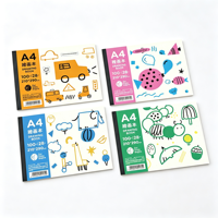 Carnet de dessin horizontal A4 L.10000 avec couverture mignonne de dessin animé, papier épais pour croquis, idéal pour les enfants, la peinture et le gribouillage, pour la création artistique des étudiants