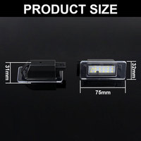 2 pièces, éclairage de plaque d'immatriculation LED Canbus pour Nissan Serena C27 Altima Suzuki Landy Dacia Duster 2018 2019 2020 2021