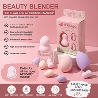 Éponge de maquillage LMLTOP Private Label, lot de 3, sans latex, douce, pour maquillage liquide, crème, poudre, Y067