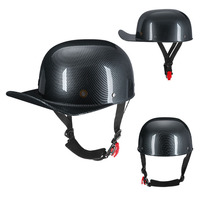 Casquette de baseball vintage style gangster, demi-casque, cyclisme quatre saisons, unisexe, certifiée ABS DOT