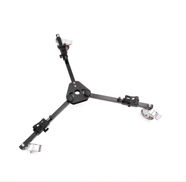 MagicLine Aluminum Heavy Duty Tripod Dolly Tripod Caster with Rubber Wheels for Photography Photo Video Film