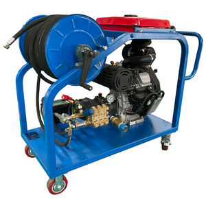 Jetters de <span class=keywords><strong>alcantarillado</strong></span> para <span class=keywords><strong>limpieza</strong></span> de <span class=keywords><strong>alcantarillado</strong></span>, motor de gasolina accionado por 35HP, 400mm, 150Bar, 18GPM - Product Image 1