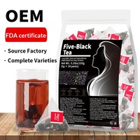 Thé aux cinq fleurs noires et aux cheveux noirs d'origine Anhui, directement de l'usine, en sachets de 150g (30 sachets de 5g), thé aromatisé, OEM