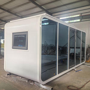 Cabaña de Oficina Modular de Diseño Nuevo y Alta Calidad a Precio Económico, Contenedor para Reuniones, Oficina Tipo Cabaña Apple - Product Image 1