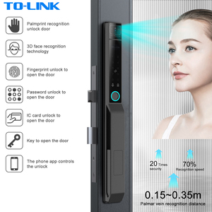 <span class=keywords><strong>Cerradura</strong></span> Inteligente Deslizante <span class=keywords><strong>para</strong></span> Puerta <span class=keywords><strong>de</strong></span> Aluminio Ttlock con Bluetooth, Reconocimiento Facial, Wifi Tuya, Código Digital, Huella Dactilar, Impermeable y Delgada - Product Image 3