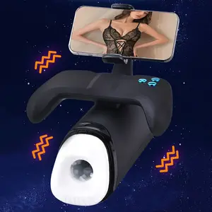 Miglior prodotto 2024 completamente automatico macchina di spinta maschile masturbazione tazza di ricarica magnetica strumento di masturbazione automatica per gli uomini
