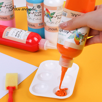 Peinture acrylique professionnelle non toxique Panwenbo 10 couleurs pour artistes, 250 ml/8,45 oz, pour la peinture