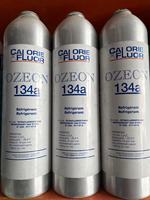 Bouteilles en aluminium imprimées offset et valves à aiguille pour pulvérisation de gaz réfrigérant R134a, emballage de gaz R22