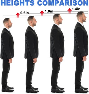 แผ่นเสริมส้น<span class=keywords><strong>รองเท้า</strong></span>เพิ่มความสูง 2 ซม. แบบซ่อนในรองเท้า  วัสดุเมมโมรี่โฟมนุ่ม ถอดออกได้ - Product Image 6