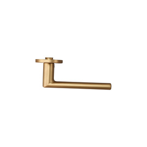 Oro europeo barra diritta in lega di zinco maniglia della porta interna di lusso moderna soluzione <span class=keywords><strong>Hardware</strong></span> con serratura per appartamenti - Product Image 6