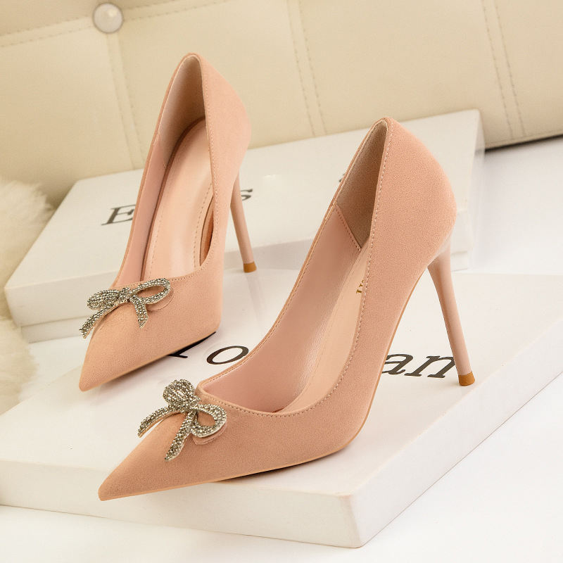 Customized Designer Women's Fine Women's Luxury Chinese High Heels Fashion  Elegant Women's Shoes