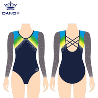 Nouveau design de vêtements de danse rythmique pour filles design personnalisé à manches longues vêtements de danse pour enfants justaucorps de gymnastique de compétition