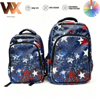 Sac à dos pour ordinateur portable avec logo personnalisé, sac de voyage imperméable, sacs à dos de bureau avec fermeture éclair pour étudiants, résistant à l'eau, durable, pour enfants