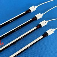 REMA Salle de Sauna Électrique Demi Blanc Rubis Rouge Tube de Quartz Lampe Chauffante Infrarouge Bouteille Verre Soufflant Lampe Halogène à Ondes Courtes