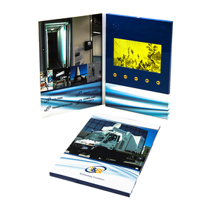 Máquina de tarjeta de felicitación electrónica lcd, caja de regalo, folleto de vídeo - Product Image 1