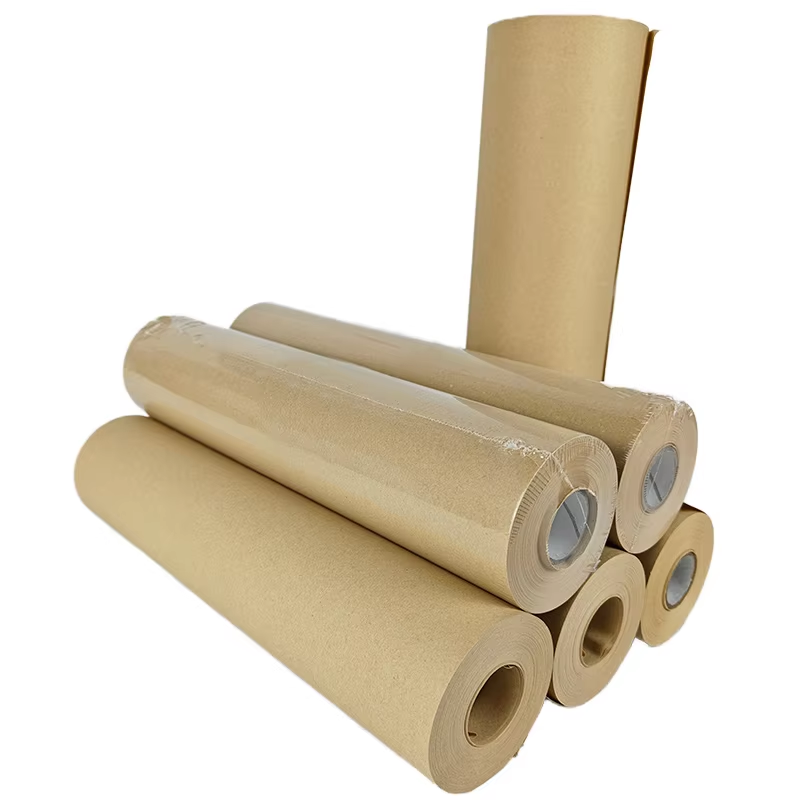 Hand Tearable Self-Adhesive Writable Kraft Paper Tape for Labeling OEM Kraft Paper Tape for Office Marking & Craft Projects