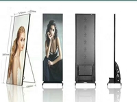 Display LED Portatile Intelligente per Pubblicità Interna/Esterna, Lettore Pubblicitario per Ascensori con WIFI/4G/USB, Pieghevole, Digitale, Self-Service per Attività Commerciali