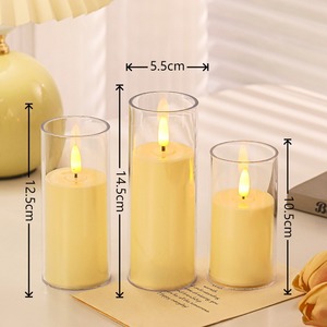 Bougies LED sans flamme, 6 pièces, alimentées par piles, télécommandées, sûres, décorations pour Noël, la maison, les mariages et les fêtes - Product Image 4