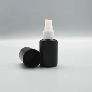 2021新趋势可再填充黑色塑料医用喷鼻瓶