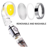 FEIDU Pommeau de douche de spa à économie d'eau à haute pression vitamine C et boule minérale filtre PP accessoire de robinet de salle de bain à main