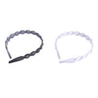 CANYUAN bandeau de cheveux en acétate, design torsadé, bandeau violet, accessoires pour cheveux, vente en gros