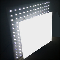 PC givré PS acrylique PMMA diffuseur feuille de cheminée/panneau/plaque pour lumière Led