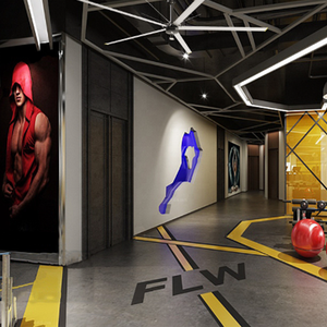 Ventilador Comercial Grande de la FAN de IP65 CE HVLS usado en gimnasio con vida de servicio larga - Product Image 5