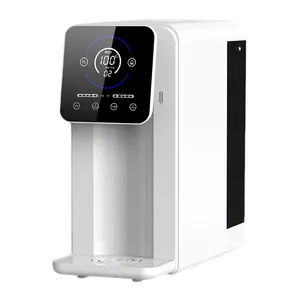 Dispenser Desktop Bebas Pemasangan, Multi Kecepatan, Air Mancur Minum Yang Dikontrol Suhu, Filter Air Hemat Energi