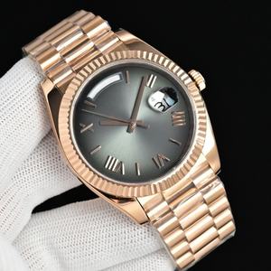 Reloj de lujo para hombre fabricado en fábrica, de acero inoxidable con material 904L y esfera de zafiro azul, mecánico automático, de alta calidad. - Product Image 4