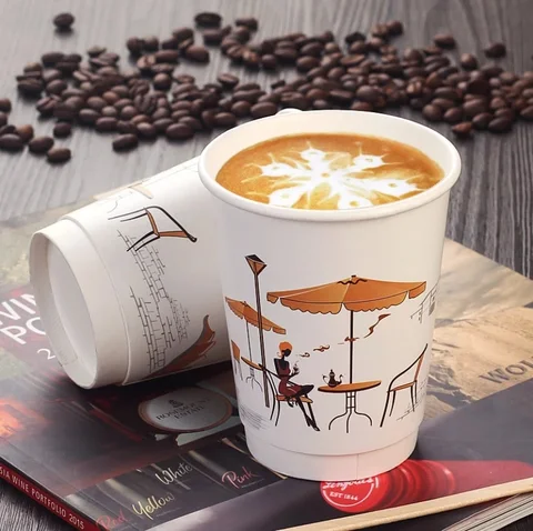 14oz Eco Paper Cups Coffee Cup Custom