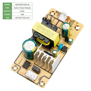 Qi da 220V Đầu vào 15V 3A hiệu quả 85% quá áp bảo vệ chuyển mạch cung cấp điện - Product Image 5