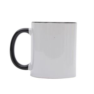 Two Tone Sublimation 11Oz Outer White Inner Colored Blank Heat Press Custom Logo Gift <b>Mug</b> - Product Image 1