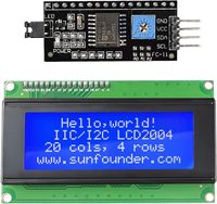 Modul Tampilan SunFounder PCF8574 I2C/TWI LCD1602 Kompatibel dengan Raspberry Pi