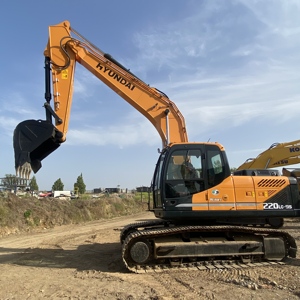 รถขุด Hyundai Robex220LC 9s 220 9s ราคาถูก เครื่องจักรก่อสร้างเคลื่อนย้ายดิน รถขุด Hyundai มือสองของแท้พร้อมการรับประกัน - Product Image 4