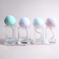 Couvercle en forme de lune bouteille en verre diffuseur de roseau ensemble pour parfum et décoration d'intérieur bouteille en verre d'aromathérapie