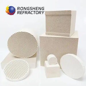 ממיר קטליטי קרמי תעשייתי מסוג <span class=keywords><strong>RTO</strong></span>/RCO, מונוליט קרמי לאחסון חום מקורדיאריט, בעל מבנה חלת דבש, להשבת חום - Product Image 3