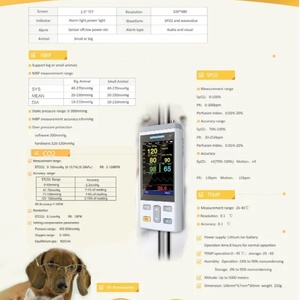 Monitor Veterinario Portátil PC100SV para Animales, Multiparámetros - Product Image 4