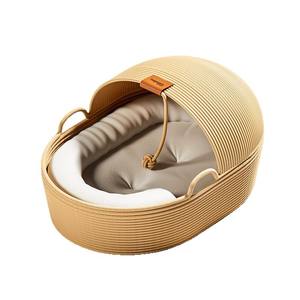 Coussin carré super respirant en corde <span class=keywords><strong>de</strong></span> coton tressée pour chaton, idéal pour l'automne et l'hiver, confortable pour le salon, utilisable toute l'année - Product Image 1