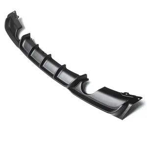 Difusor de Parachoques Trasero Negro Mate con Salida Doble para Silenciador Único para BMW F30 Serie 3 335i 2012 2013 2014 2015 2016 2017 2018 - Product Image 2